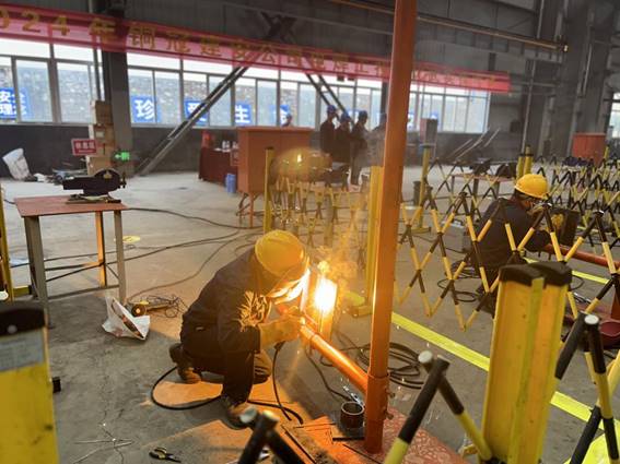 公司舉辦電焊工、電工技術(shù)比武