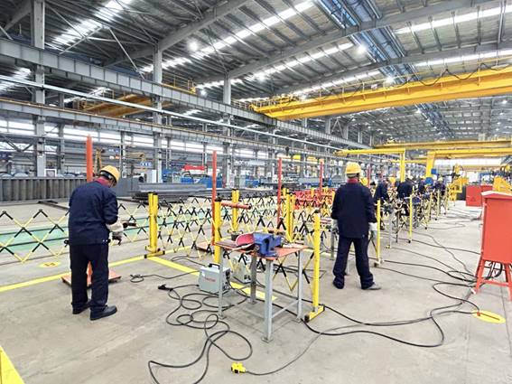 公司舉辦電焊工、電工技術(shù)比武